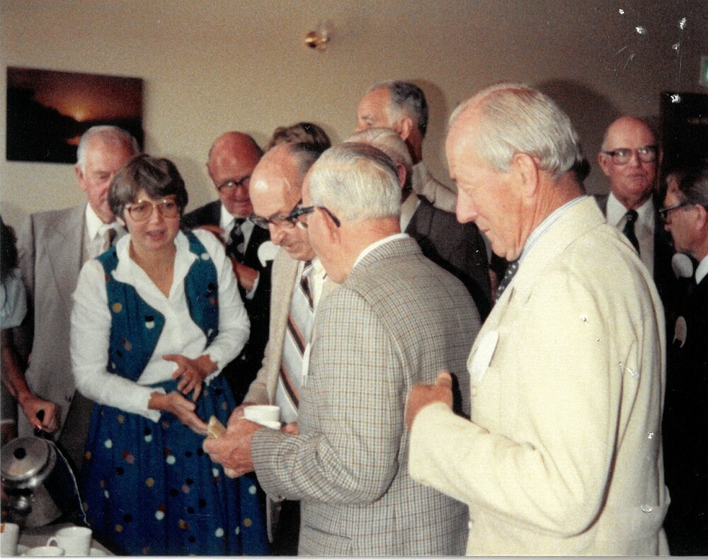 Foundation students at 60th anniversary of School celebrations, 1983