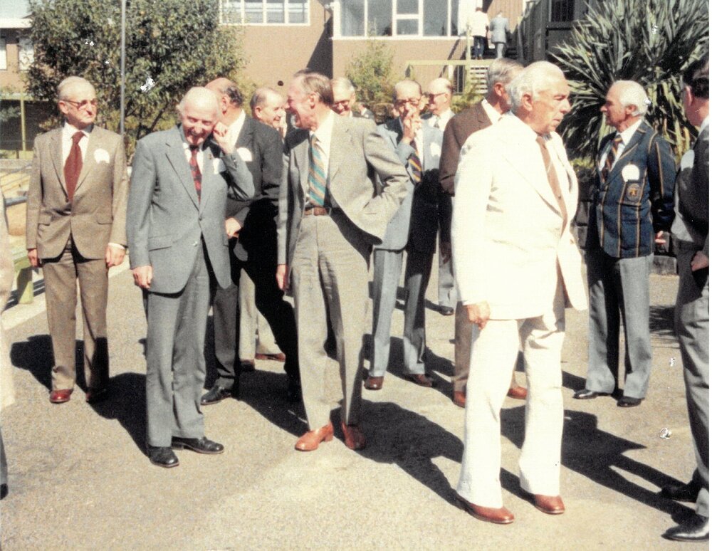 Foundation students at 60th anniversary of School celebrations, 1983