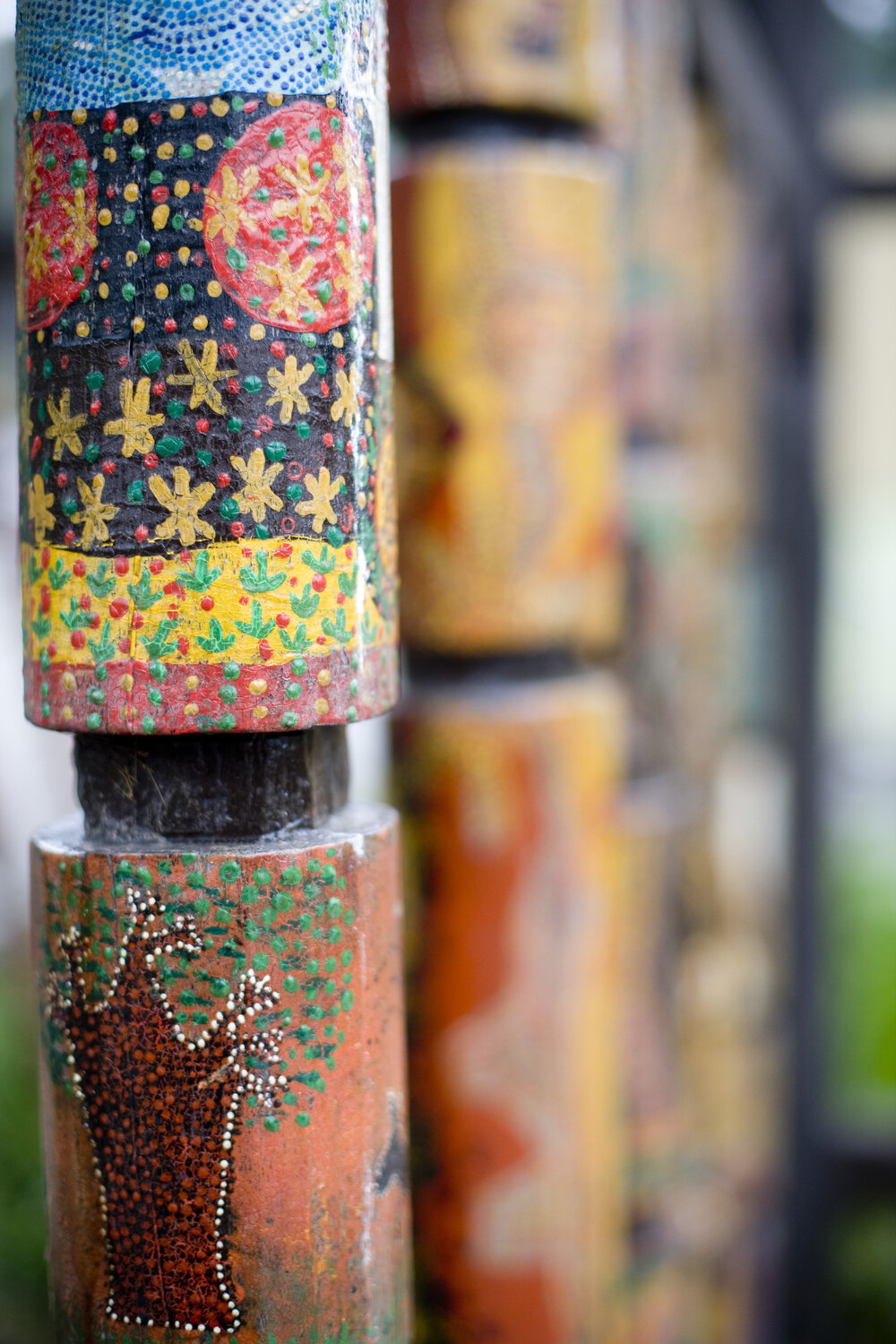 Section of the 'Esprit de Corps' sculpture at Donvale, 2011