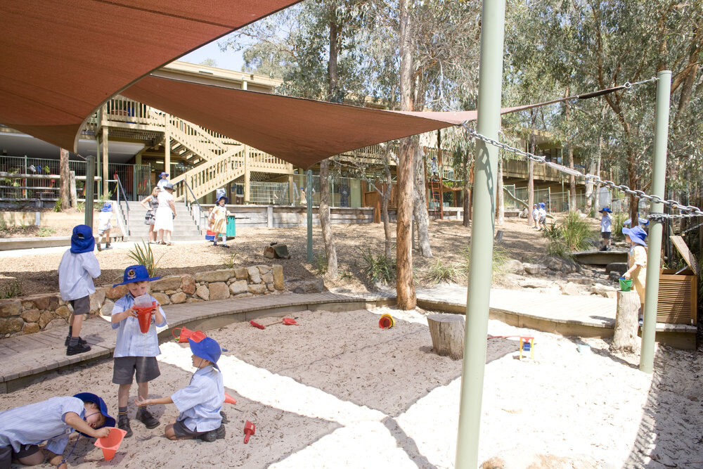 Upper playground at Donvale campus, 2013