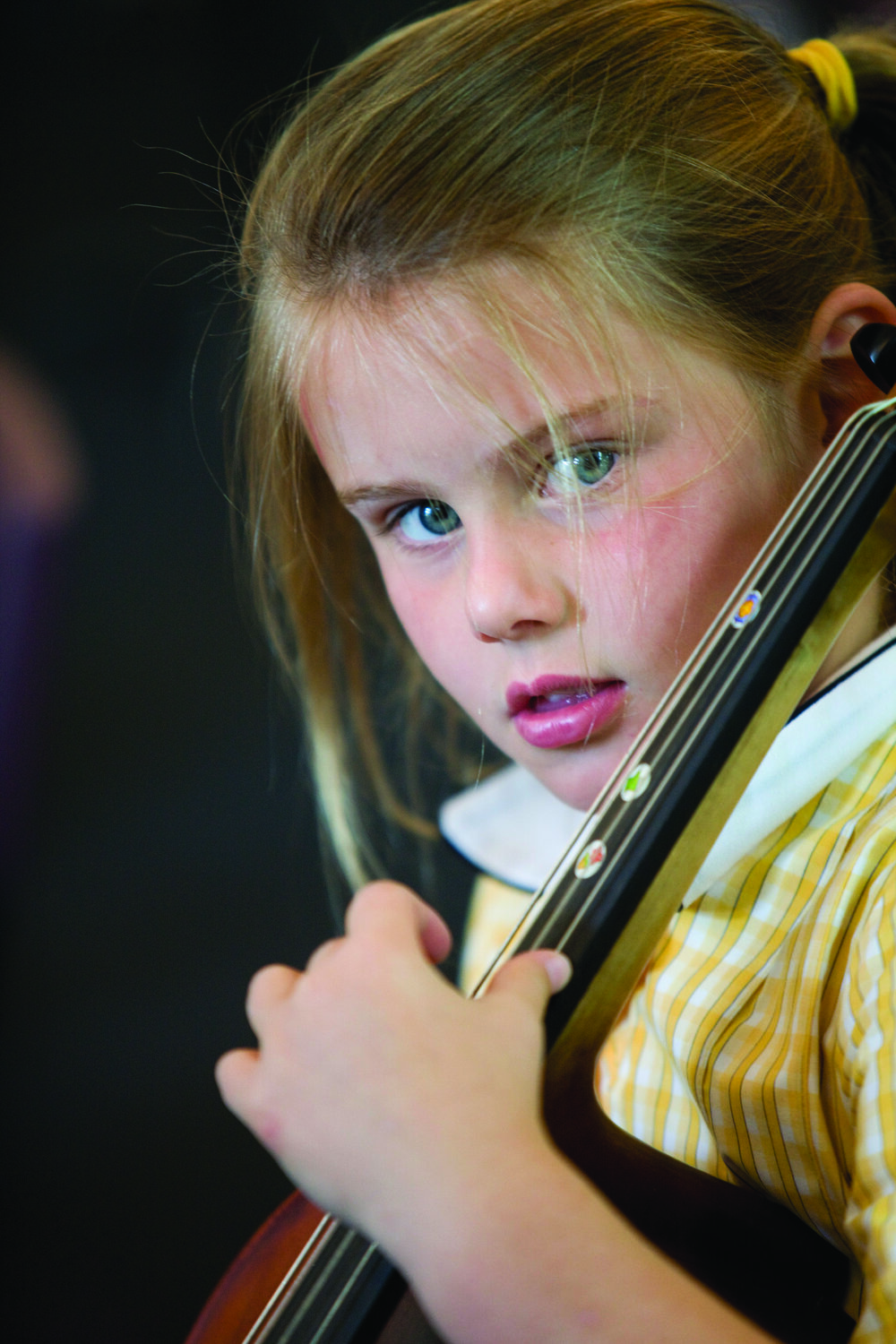 Donvale student playing cello, 2013