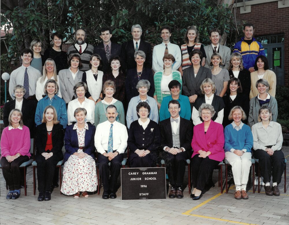 Junior School Kew Staff, 1996