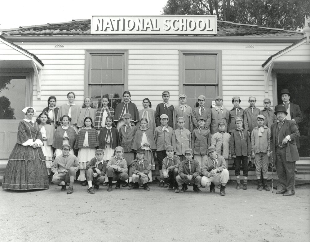 Donvale students at Sovereign Hill, circa 1990s