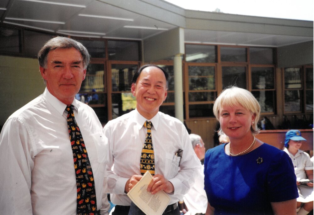 Celebrating 10 year anniversary of Donvale, 1999