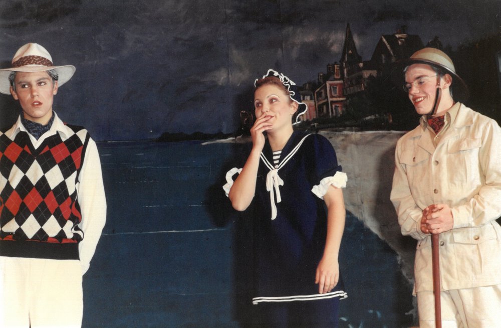 Scene from the senior school musical 'The Boy Friend', 1993