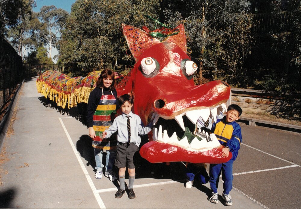 Donvale's giant Chinese dragon, 1998