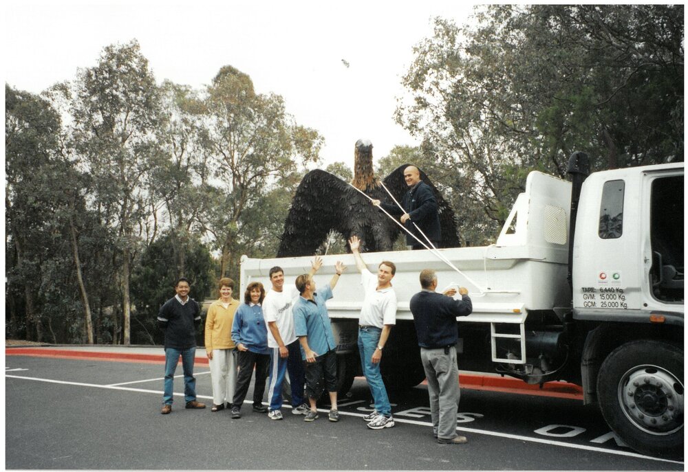 Bunjil the wedge-tailed eagle, 2004