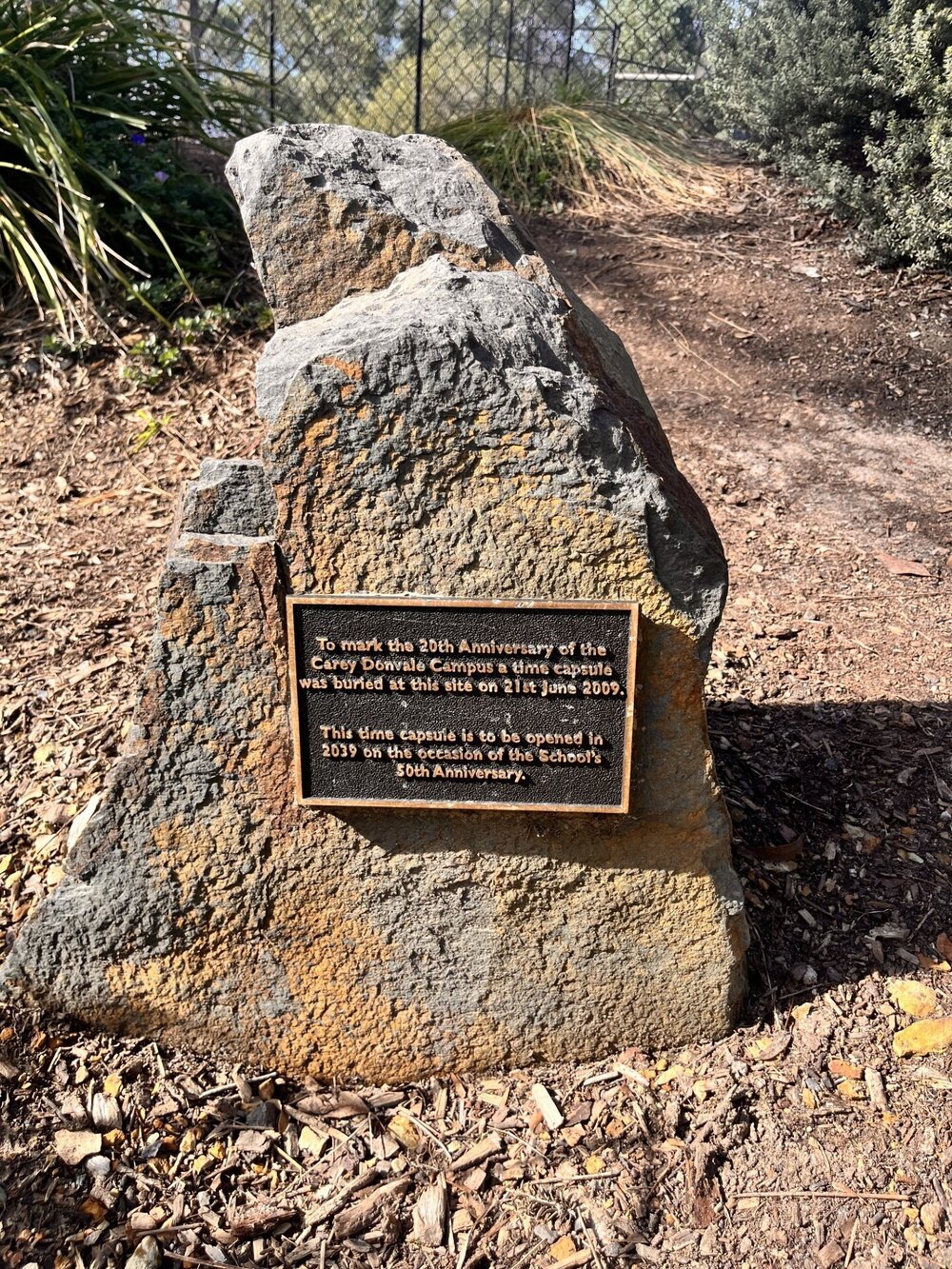 Donvale campus time capsule, 2026