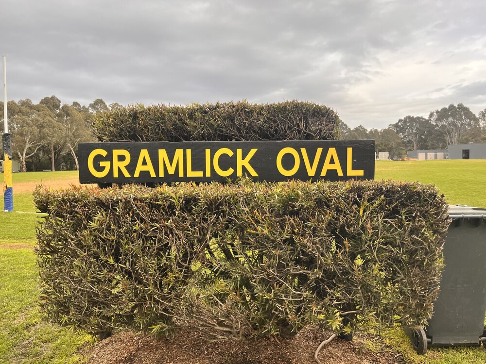 Gramlick Oval sign, 2026