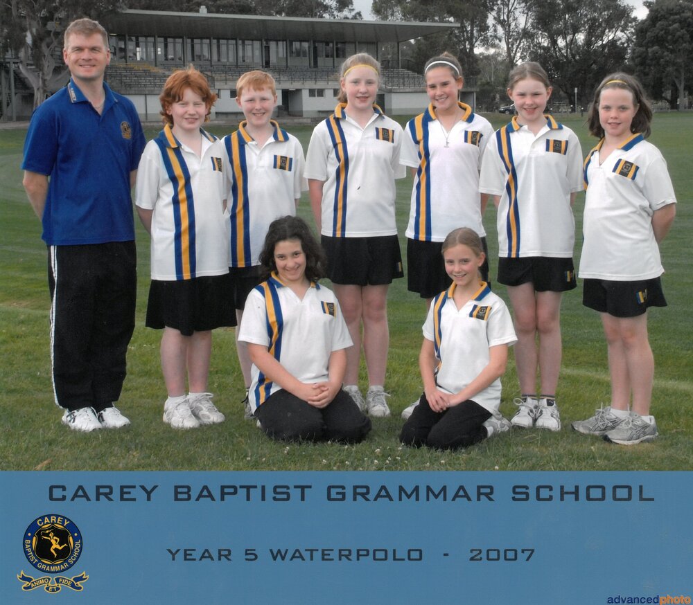 Donvale Year 5 Waterpolo, 2007