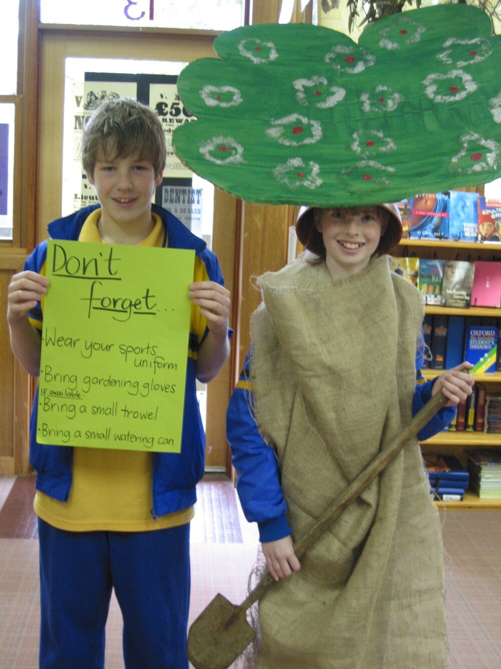 Tree planting day at Donvale, 2004