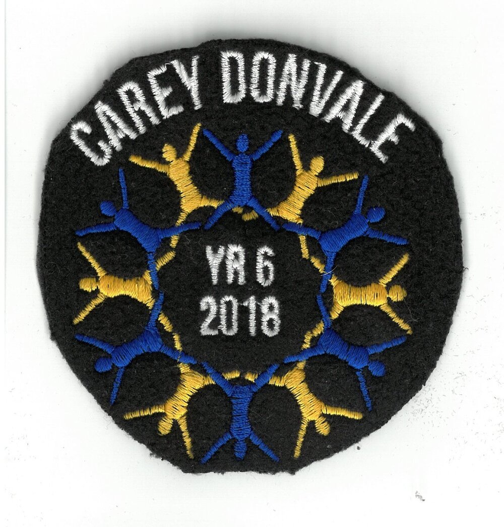 Carey Donvale Year 6 patch, 2018