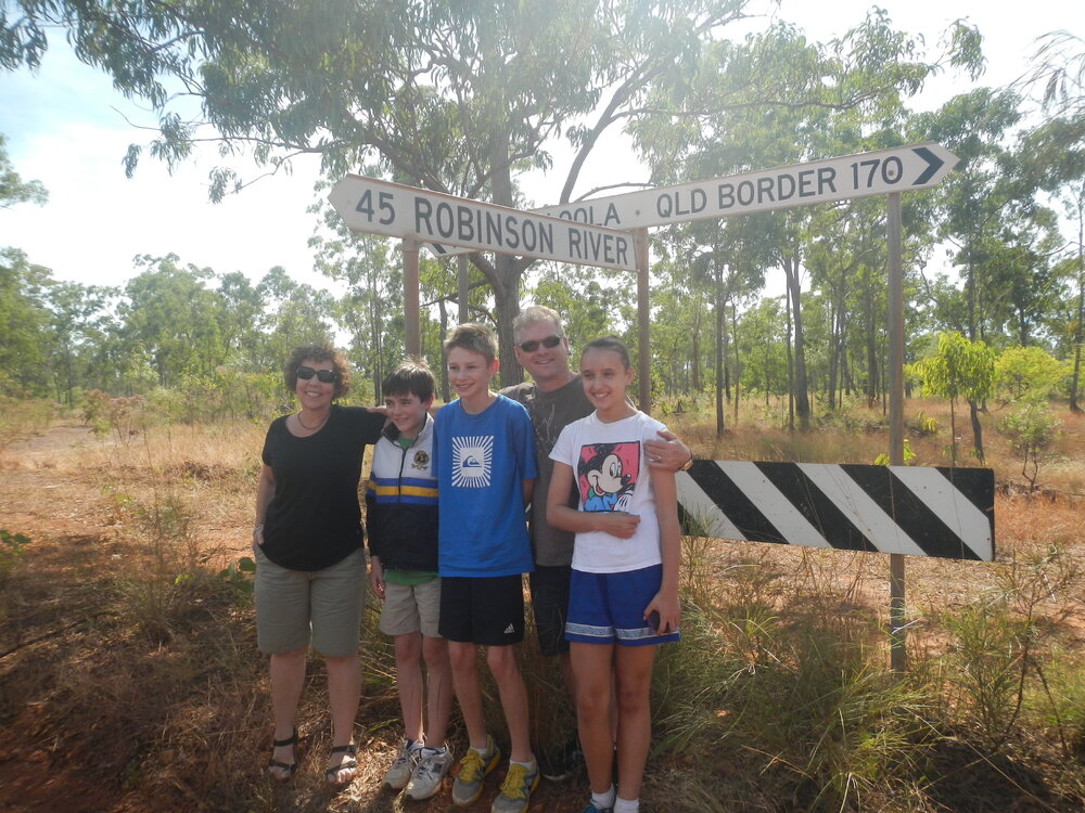 Donvale students and staff on the first Donvale Robinson River trip, 2013