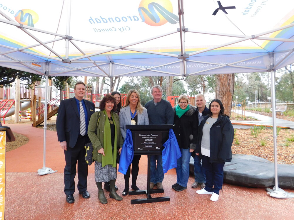 Official opening of the Ringwood Lake Playspace, 2018