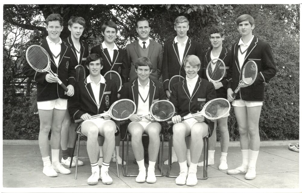 Tennis team, 1968