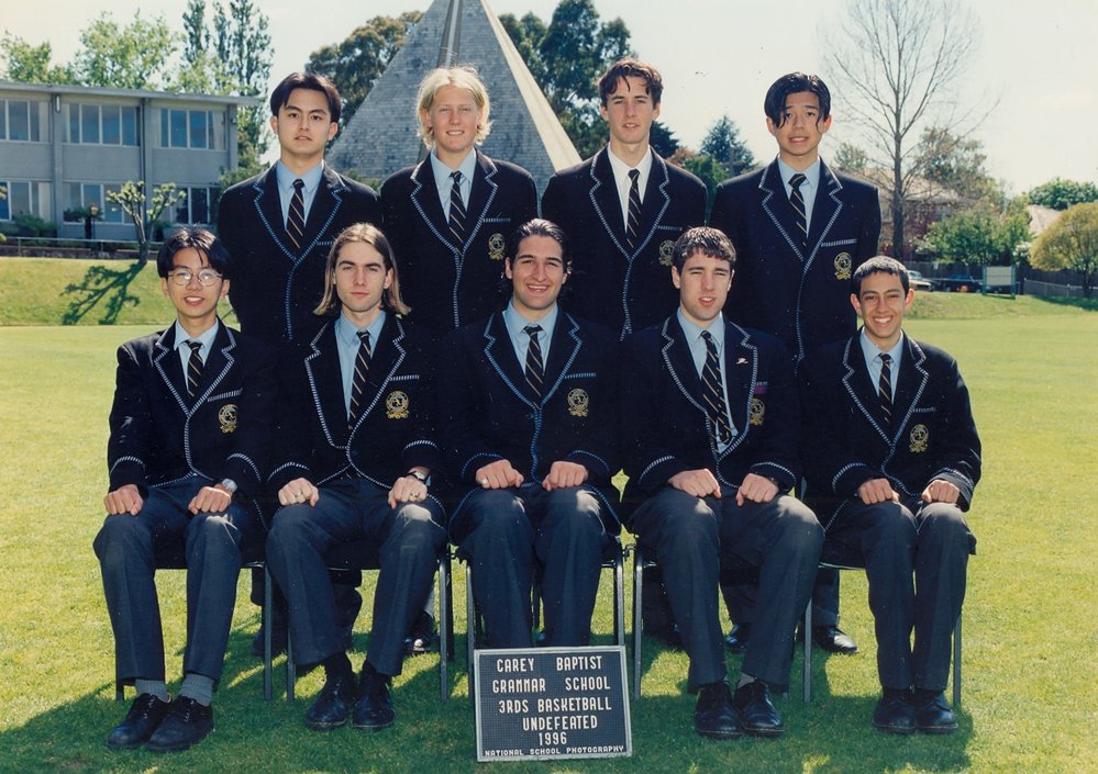 Boys basketball 3rds, 1996