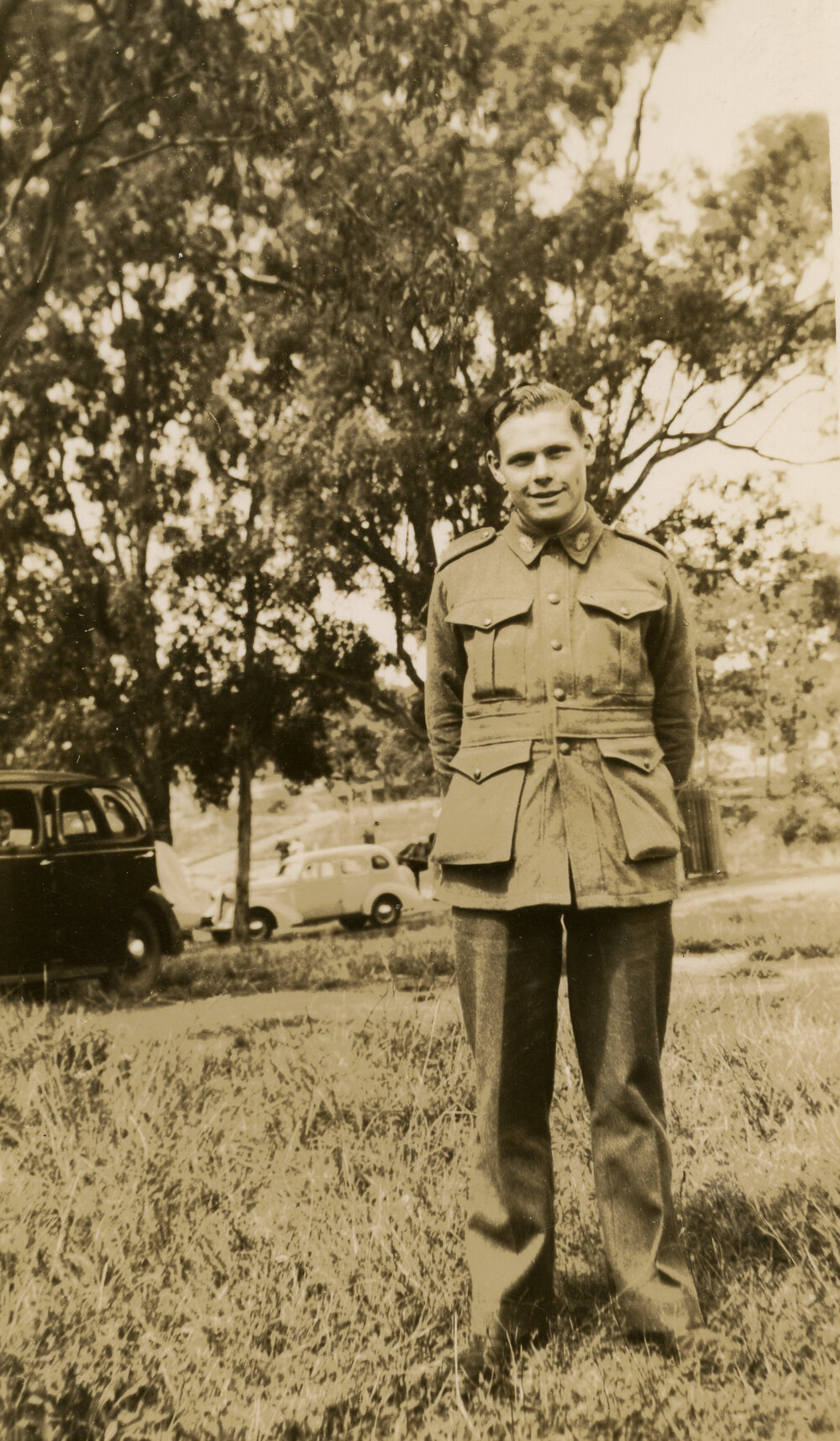 Sam Teed after joining the army, 1940