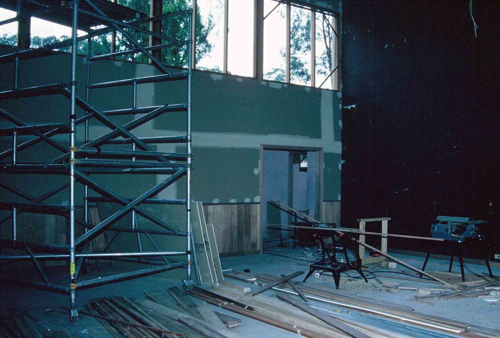 Landscaping and building works at Donvale, 1988
