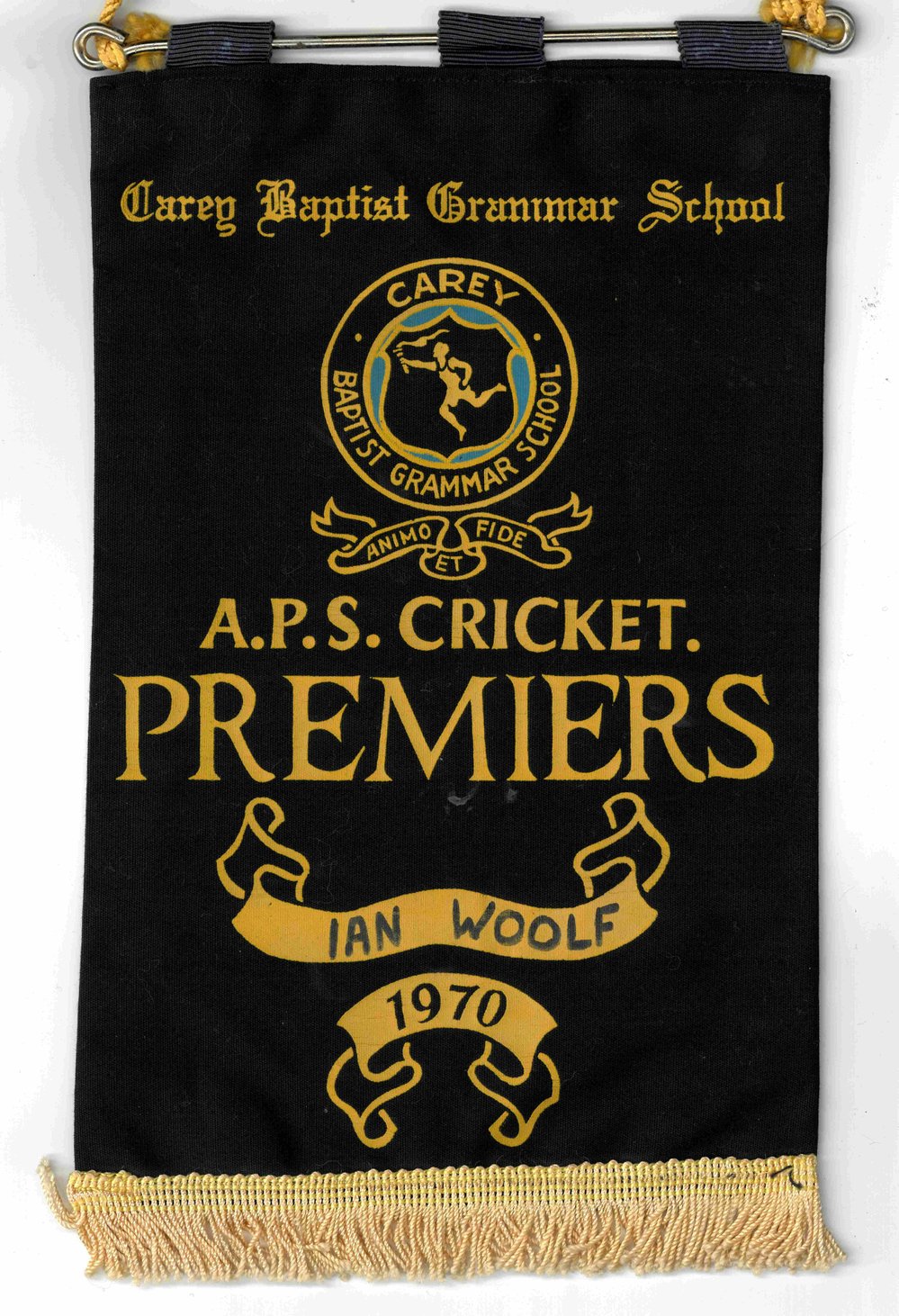 APS Cricket Premiers pennant, 1970