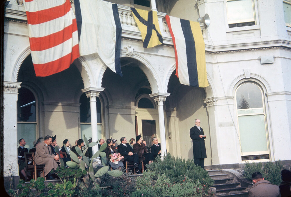 Opening of the new Middle School, 1952
