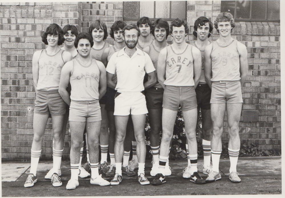 Boys basketball team, 1980