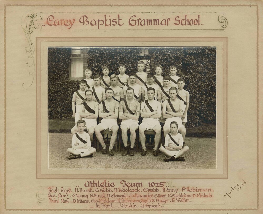 Athletics team, 1925