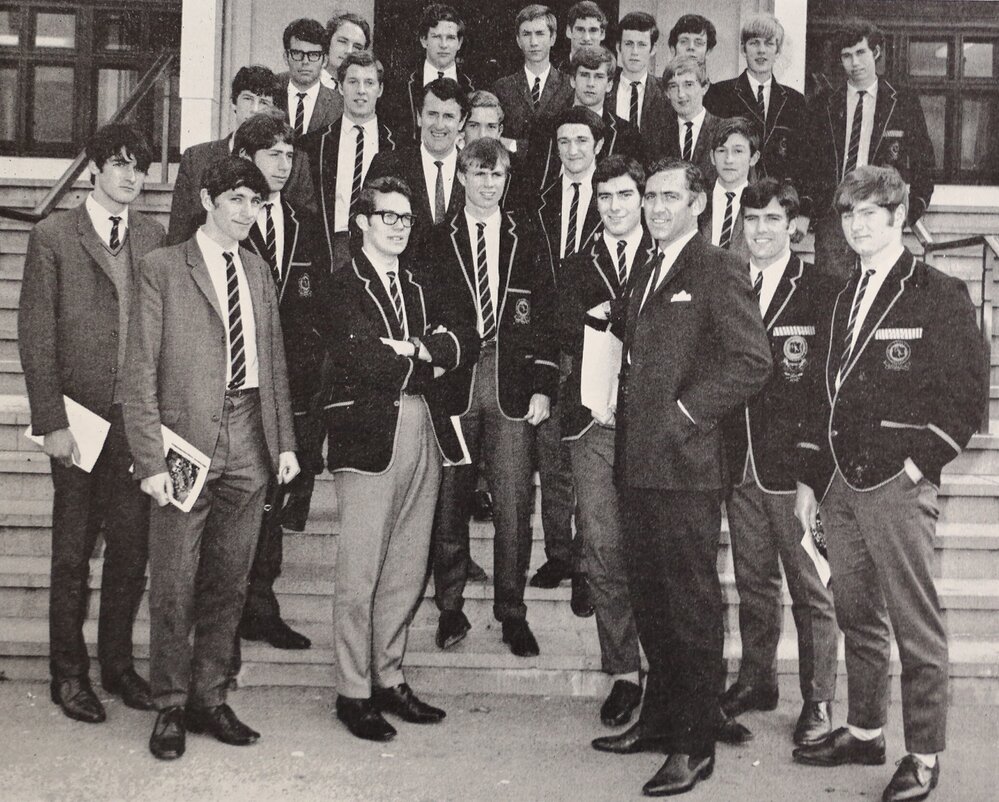 Form XII Social Studies trip to Canberra with Andrew Peacock, 1969