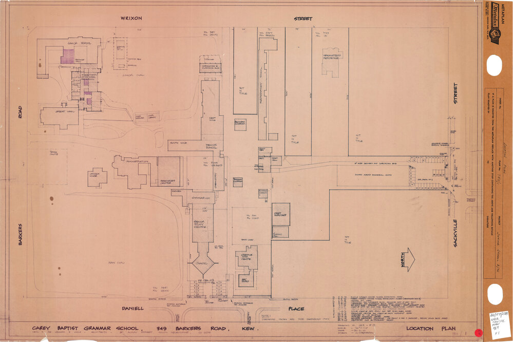 Site plan, 1969