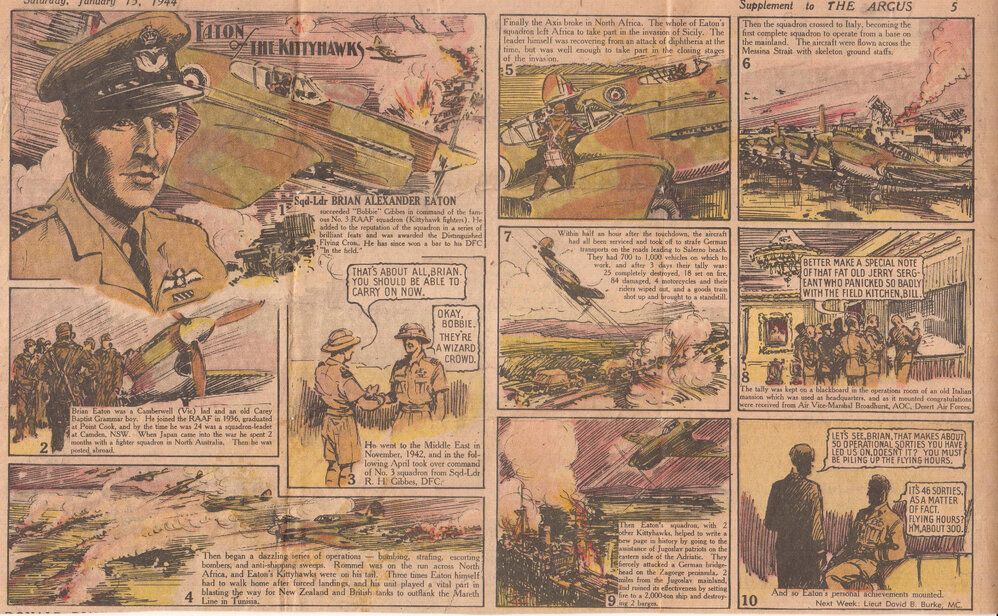 Eaton The Kittyhawks comic, 1944