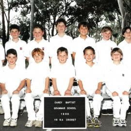 Donvale Year 5A cricket team, 1999