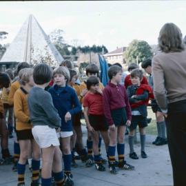 House sports on the Sandell Oval, 1974