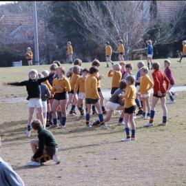 House sports on the Sandell Oval, 1974
