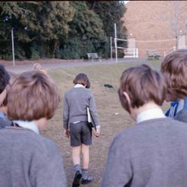 Students on the oval, 1974