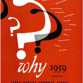 Why magazine, Issue 1 (1959)