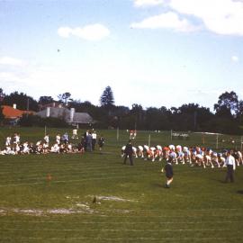 House sports on Sandell Oval, 1960s
