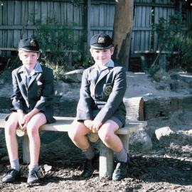 Two little Carey boys, 1972
