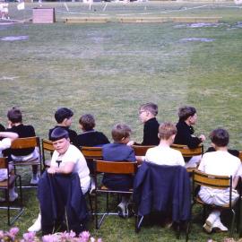 House sports on Sandell Oval, 1960s