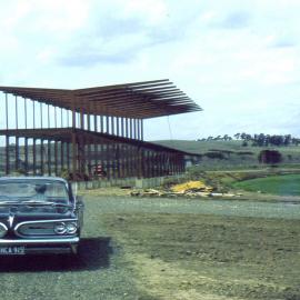 Skeleton of the Gadsden Pavilion, 1960