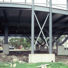 Construction of the Gerard Cramer Physical Education Centre, 1986