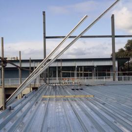Construction of the Gerard Cramer Physical Education Centre, 1986