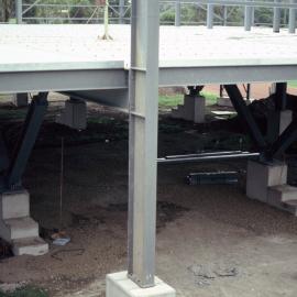 Construction of the Gerard Cramer Physical Education Centre, 1986