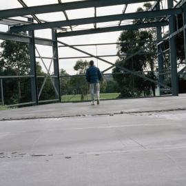Construction of the Gerard Cramer Physical Education Centre, 1986