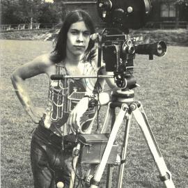 Andrew Jones on Sandell oval, 1973