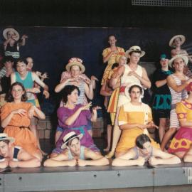 Scene from the senior school musical 'The Boy Friend', 1993