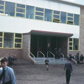 School yard, 1954