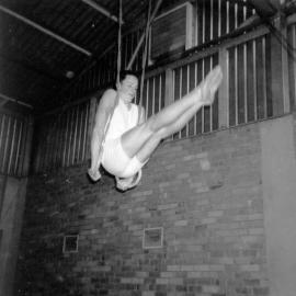 David Smith on the rings, circa 1965