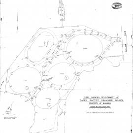 Plan showing development of Carey Baptist Grammar School property at Bulleen, 1961