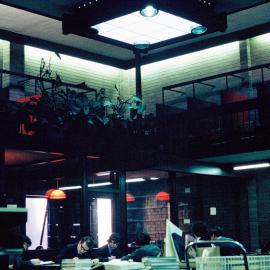 Senior students studying in the Mellor Library, 1972