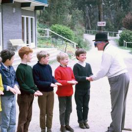 Inspection, 4th camp at Mt. Evelyn, 1969