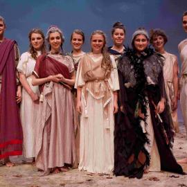 Cast from VCE Theatre Studies play, Antigone, 2011